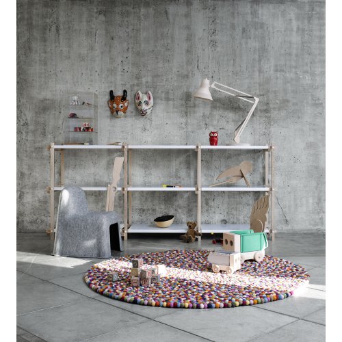 Chaise enfant Little Nobody - Gris clair